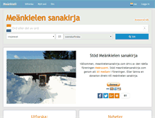 Tablet Screenshot of meankielensanakirja.com